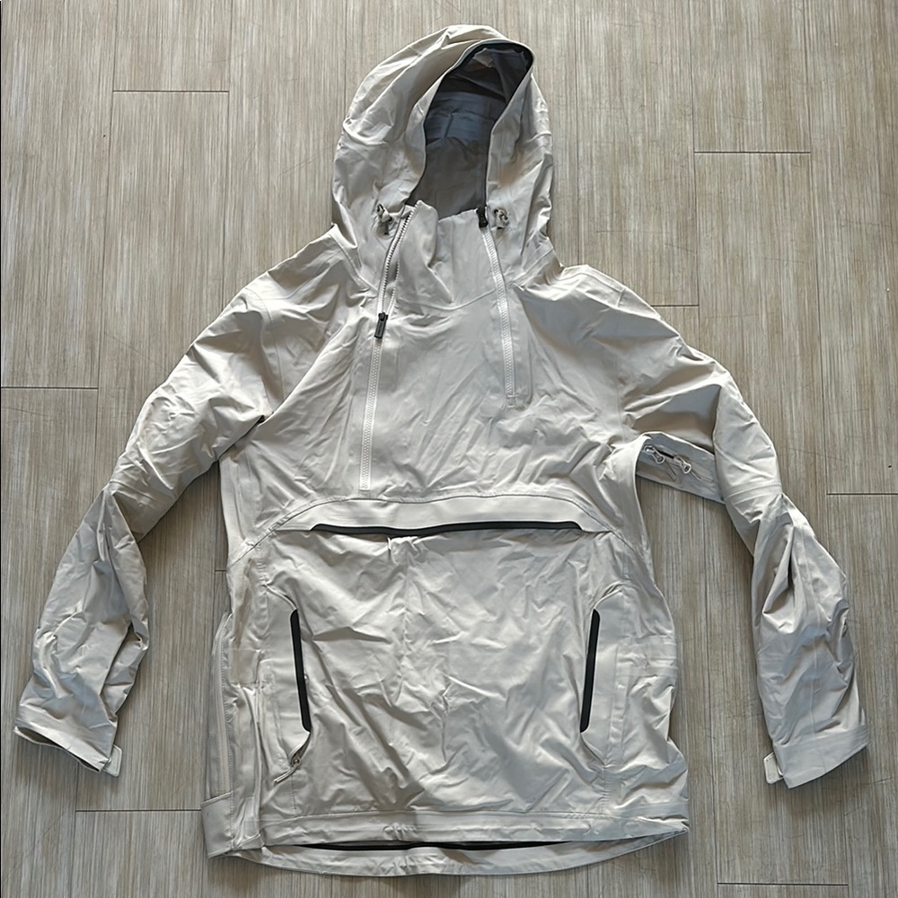Men's Light Gray Hooded Jacket